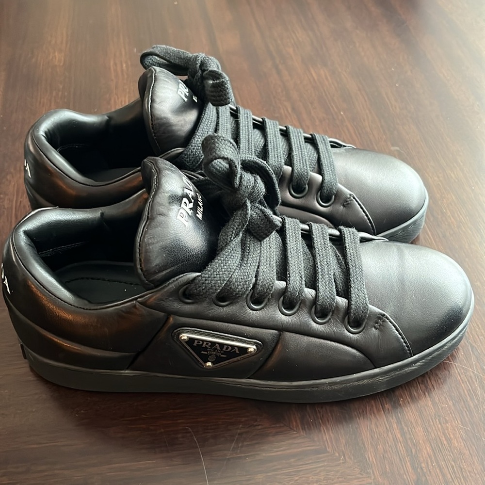 PRADA Nappa Soft leather sneakers - Picture 5 of 14